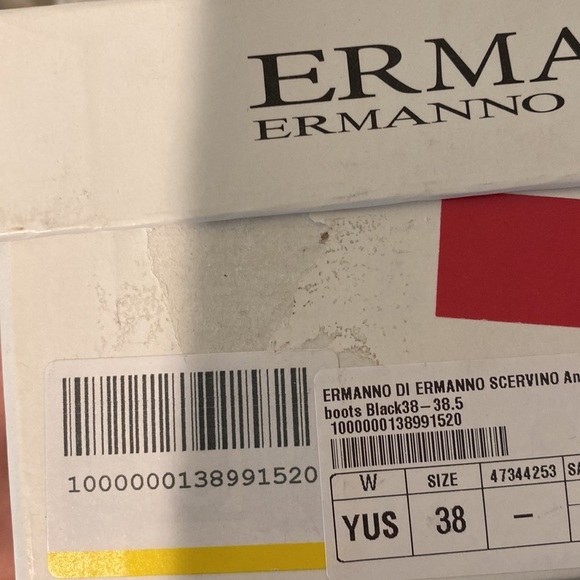 Ermanno Scervino Rhinestone Booties Pointy Heels - Picture 10 of 10